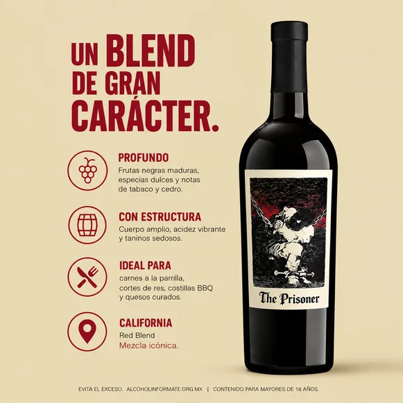 Círculo Hipervinos: The Prisoner Red Blend
